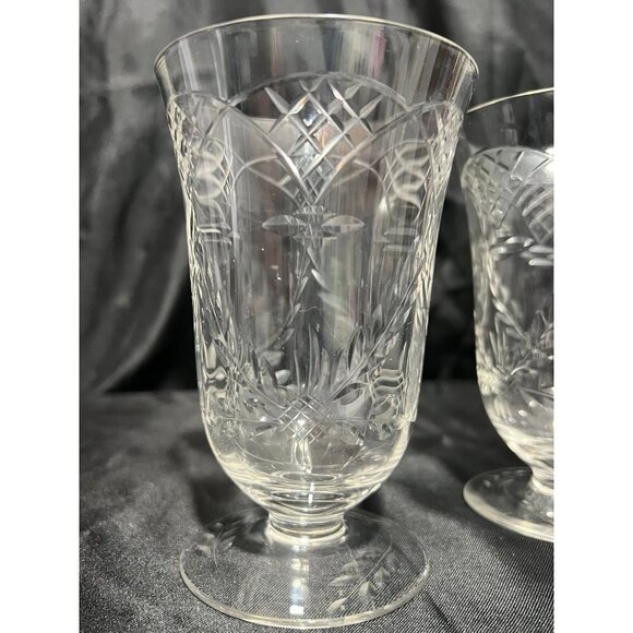 Vintage 2pc Glass Set - Picture 4 of 7